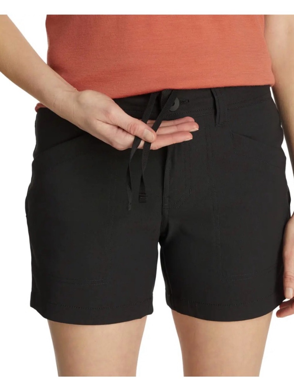 NWT MEC Terrena Women’s Stretch Shorts 5" Inseam - Black - Size 16